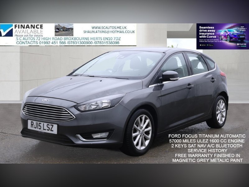 2015 Ford Focus 1.6 Titanium Hatchback 5dr Petrol Powershift Euro 6 125 ps