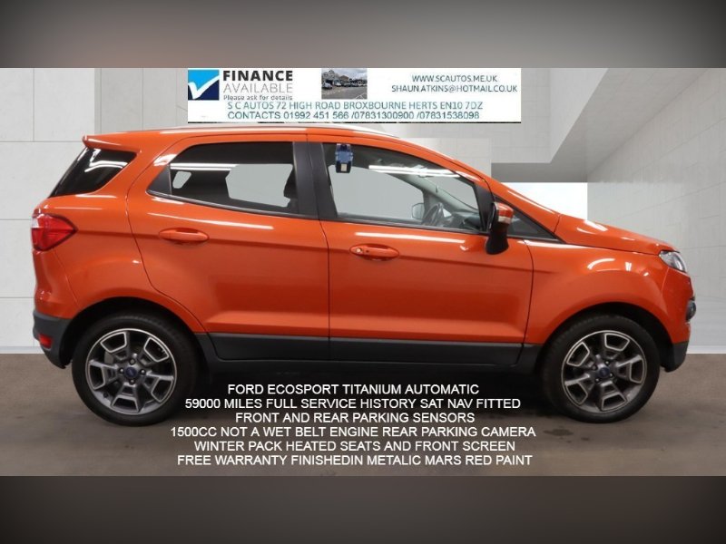 2017 Ford Ecosport 1.5 Titanium SUV 5dr Petrol Powershift 2WD Euro 6 112 ps